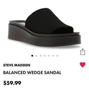 Steve Madden BALANCED WEDGE SANDAL